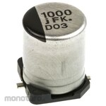 Panasonic Capacitor 1000μF, 6.3V dc, EEEFK0J102AP