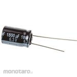 Panasonic Capacitor 1800μF, 6.3V dc, EEUFR0J182