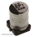 Panasonic Capacitor 22μF, 25V dc, EEEFT1E220AR