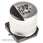 Panasonic Capacitor 220μF, 50V dc, EEEFK1H221GP