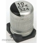 Panasonic Capacitor 330μF, 80V dc, EEVFK1K331M