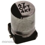 Panasonic Capacitor 47μF, 16V dc, EEEFT1C470AR