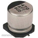 Panasonic Capacitor 47μF, 25V dc, EEEFT1E470AR
