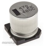 Panasonic Capacitor 470μF, 63V dc, EEVFK1J471M