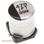Panasonic Capacitor 470μF, 6.3V dc, EEEFTJ471XAP