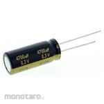 Panasonic Capacitor 4700μF, 6.3V DC, EEUFC0J472 (Elco)