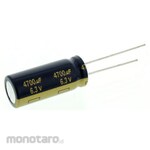 Panasonic Capacitor 4700μF, 6.3V dc, EEUFC0J472