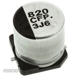 Panasonic Capacitor 820μF, 16V dc, EEEFPC821UAP