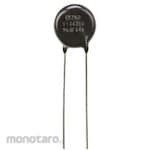 Panasonic Metal Oxide Varistor Varistor voltage: 430V Maximum DC rated voltage: 350V, 450pF, ERZV14D431