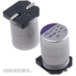 Panasonic Polymer Capacitor, SVP, 100μF, 20V dc, 20SVP100M