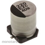 Panasonic Polymer Capacitor, ZC, 220μF, 25V dc, EEHZC1E221P