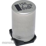 Panasonic Surface mount type conductive polymer hybrid aluminum electrolytic capacitor EEHZS series