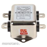 RS PRO RS PRO EMI Filter, Power Line Filter, Noise Filter Single Phase 10A Chassis Mount 0.1μF 2*1.2mH 0.4 / 0.8mA Single Stage 2.2MΩ