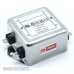 RS PRO RS PRO EMI Filter, Single Phase, 10A, Chassis Mount, 2200pF, 2x0.3mH, 0.5mA, Two Stage, 1MΩ
