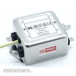 RS PRO RS PRO EMI Filter, Single Phase, 10A, Chassis Mount, 2200pF, 2x0.3mH, 0.5mA, Two Stage, 1MΩ