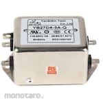 RS PRO RS PRO EMI Filter, Single Phase, 3A, Chassis Mount, 0.47μF, L1: 2*10mH l2: 160 uH*2 0.5 / 1.0 mA Two Stage 470kΩ