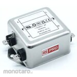 RS PRO RS PRO EMI Filter, Single Phase, 3A, Chassis Mount, 2200pF, 2x2 mH, 0.5mA, Single Stage