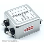RS PRO RS PRO EMI Filter, Single Phase, 6A, Chassis Mount, 2200pF, 2x0.8mH, 0.5mA, Single Stage