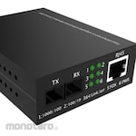 RS PRO RS PRO Ethernet Media Converter RJ45, ST Single Mode 30km