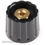 RS PRO RS Pro Collet knob Shaft: 6mm, Diameter: 21.3mm, x Height: 17.1mm