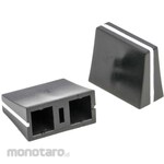 RS PRO RS Pro Slide knob Shaft: 1.2 x 4mm, Diameter: 19 x 9mm, x Height: 16mm