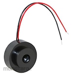 RS PRO Piezo buzzer 12Vp-p 110dB 30mm dia.