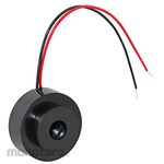 RS PRO Piezo buzzer 12Vp-p 110dB 30mm dia.