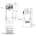 Mitsubishi Electric Inverter FREQROL-D700 Series (Single-Phase 200V) (Inverter Drive Kecepatan Variabel)