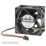 Sanyo Denki Axial fan Power supply: 12 V dc DC 80 x 80 x 38mm