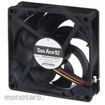 Sanyo Denki Axial fan Power supply: 12 V dc dc 92 x 92 x 25mm