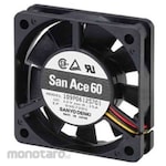 Sanyo Denki Axial fan Power supply: 24 V dc DC 60 x 60 x 15mm