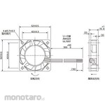 Sanyo Denki DC San Ace DC Fan 109P 52 x 15 Thickness