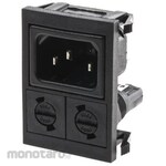BULGIN Bulgin IEC plug C14 male snap-in 10A