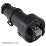 BULGIN Bulgin RJ45 Modular Connector, Male, RJ45 Connector, Cable Mount, Cat5e, PX0834/B