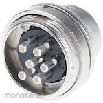 Binder Binder Din Plug Plug 6 Pole Panel Mount