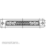 FCT - A MOLEX COMPANY D-sub connector 17 poles female panel mount