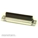 FCT - A MOLEX COMPANY D-sub connector 37 poles female panel mount
