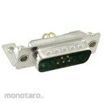 FCT - A MOLEX COMPANY D-sub connector 7 poles male through hole