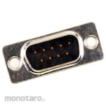 FCT - A MOLEX COMPANY D-sub connector 9 poles male panel mount