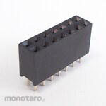 GB [Control Equipment] Pin socket, 14-pin [7-pin x 2 rows], 2.54mm pitch, for PCBs