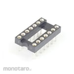 GB [Control Equipment] Round pin IC socket, 300MIL, 14 pins, 2.54mm pitch