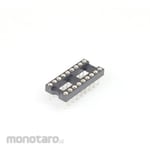 GB [Control Equipment] Round pin IC socket, 300MIL, 18 pins, 2.54mm pitch