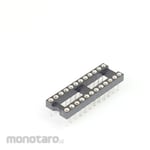 GB [Control Equipment] Round pin IC socket, 300MIL, 24 pins, 2.54mm pitch