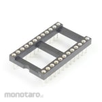 GB [Control Equipment] Round pin IC socket, 600MIL, 24 pins, 2.54mm pitch
