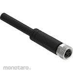 HARTING M8 A-Code Cable Side Assembly A Code Female Straight 2m PVC Black