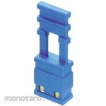 HARWIN HARWIN Jumper M7683-05, Female, Straight, Blue, Top Closed, with Handle, 2-pole, 1 Row, 2.54mm Pitch