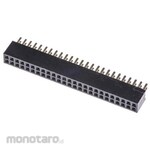 HARWIN HARWIN PCB Socket, 50 Position, 1.27mm, 2 Row, Through Hole Mounting