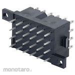 ITT CANNON Board Connector Contacts 24 Position 5.08mm 4 Row PCB Mount