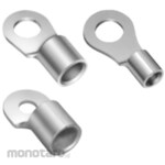 JST (Japan Solderless Terminal Manufacturing Co., Ltd.) Non-insulated round crimp terminal, Stud diameter: M4, 8AWG to 8AWG