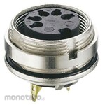 LUMBERG Lumberg Din Socket Socket 6 Pole Panel Mount